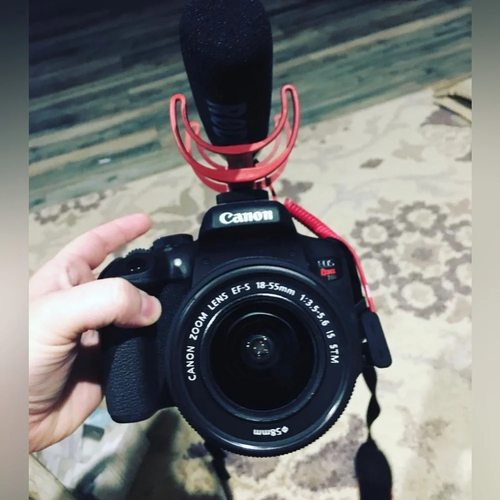 Canon EOS Rebel T6i DSLR Camera with 18-55mm Lens
